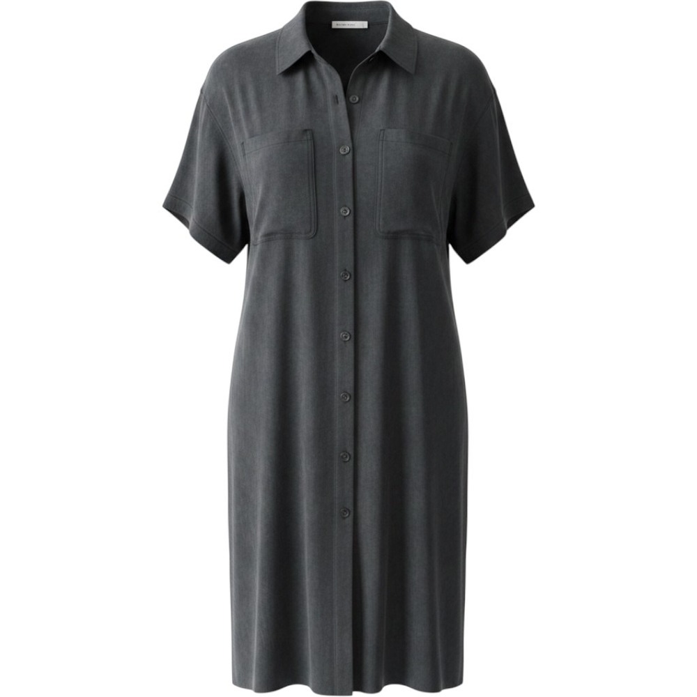 Marine Layer Short Sleeve Button Shirt Dress Women's S